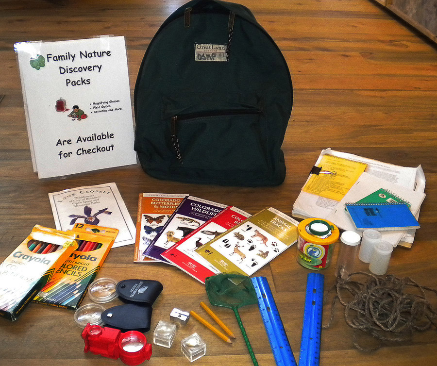 Contents of nature discovery pack