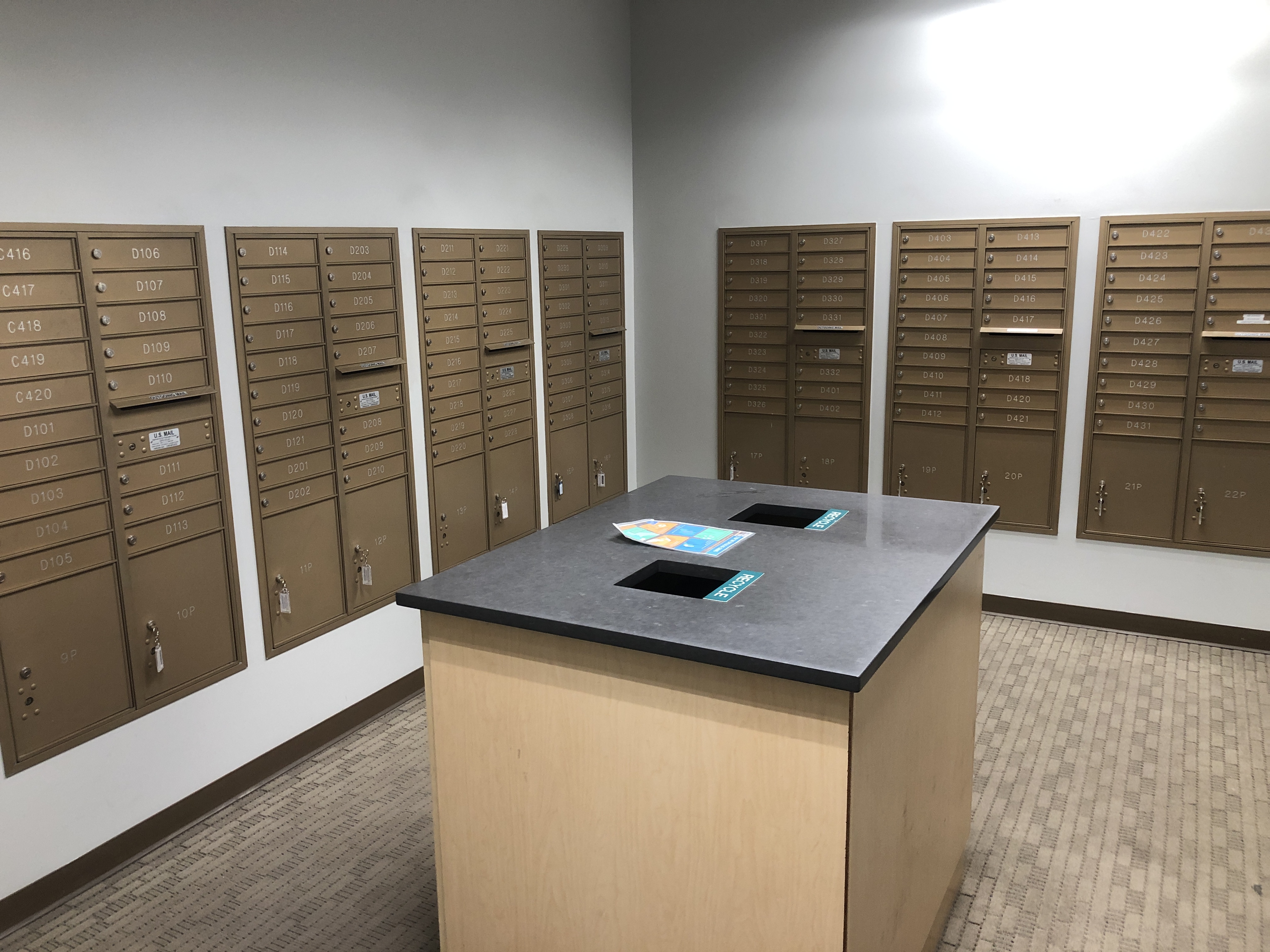 3601 Arapahoe Ave Unit 225 - mail room