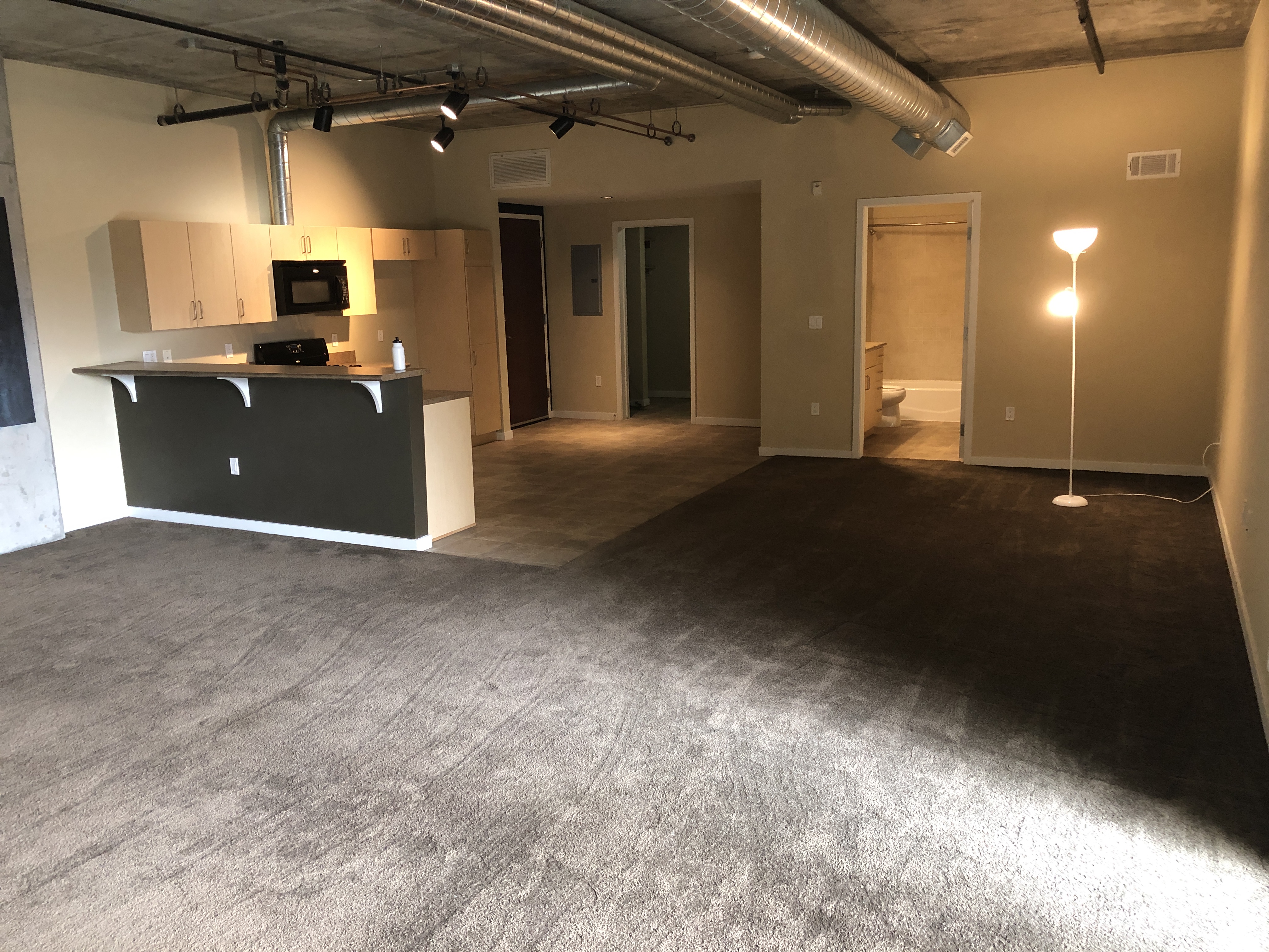 3601 Arapahoe Ave Unit 225 - studio bedroom view looking on to kitchen