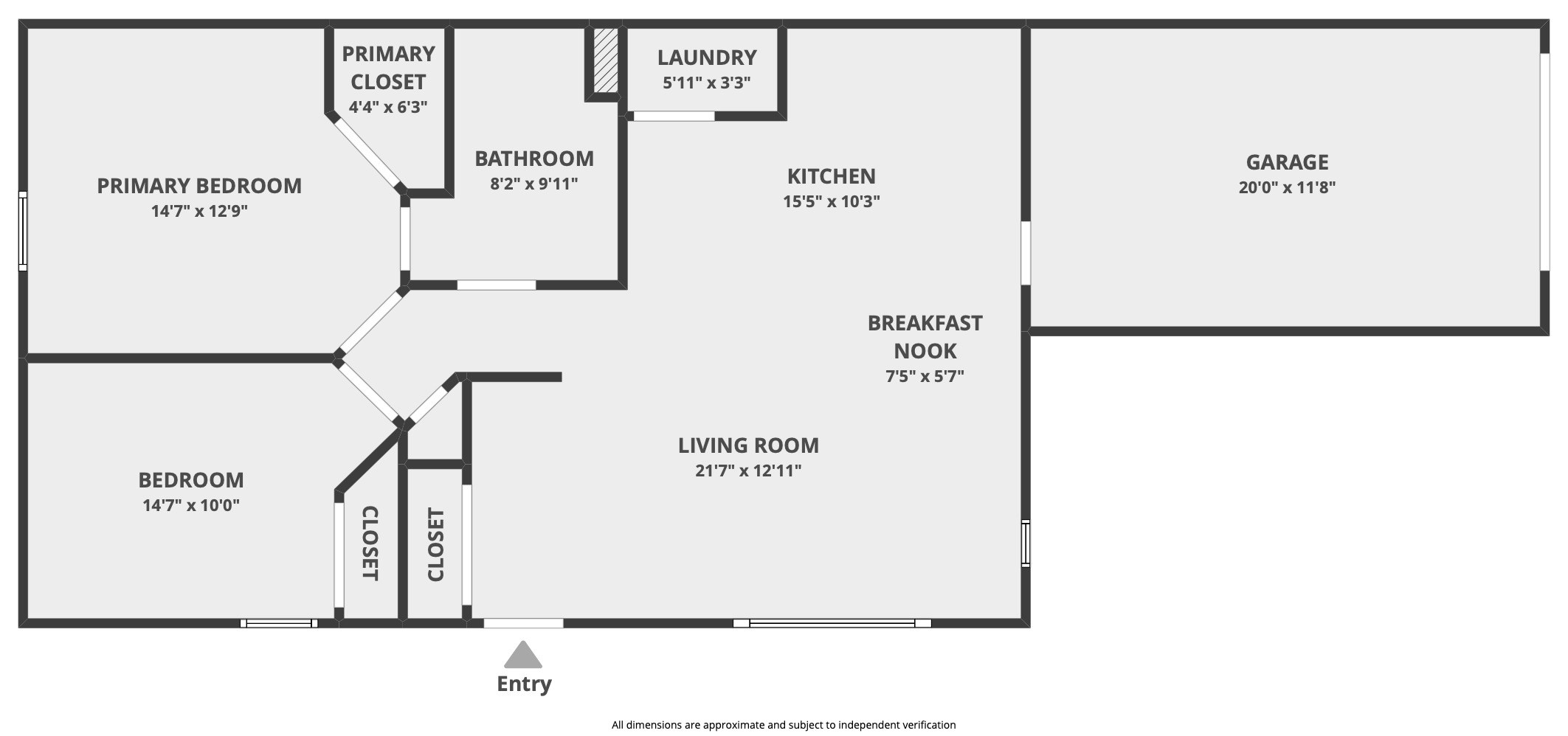 2630 Iris Ave APT A11 Floor Plan