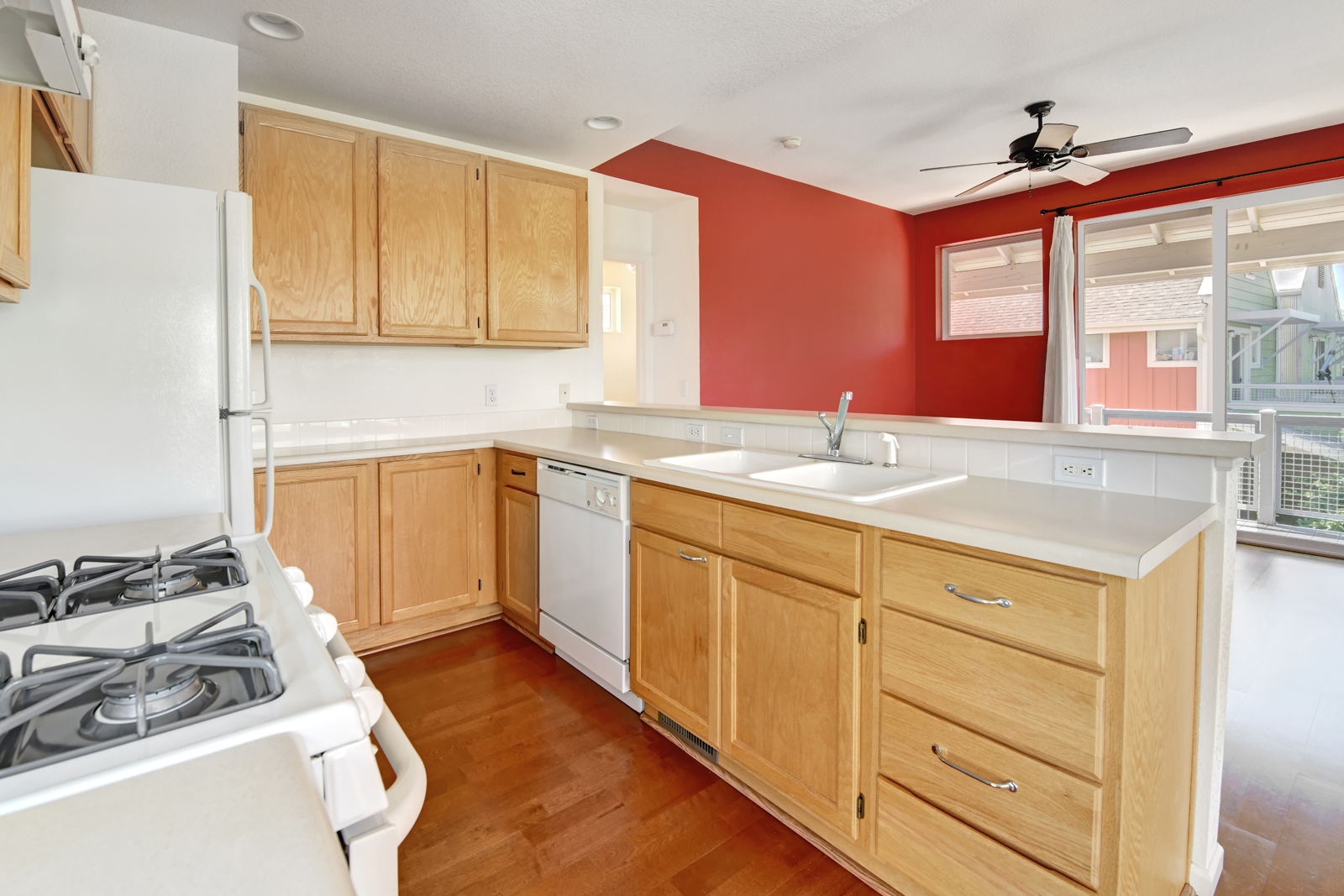 4712 18th St - 12 - kitchen looking on to living room