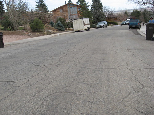 Kohler Dr Before Pavement Work