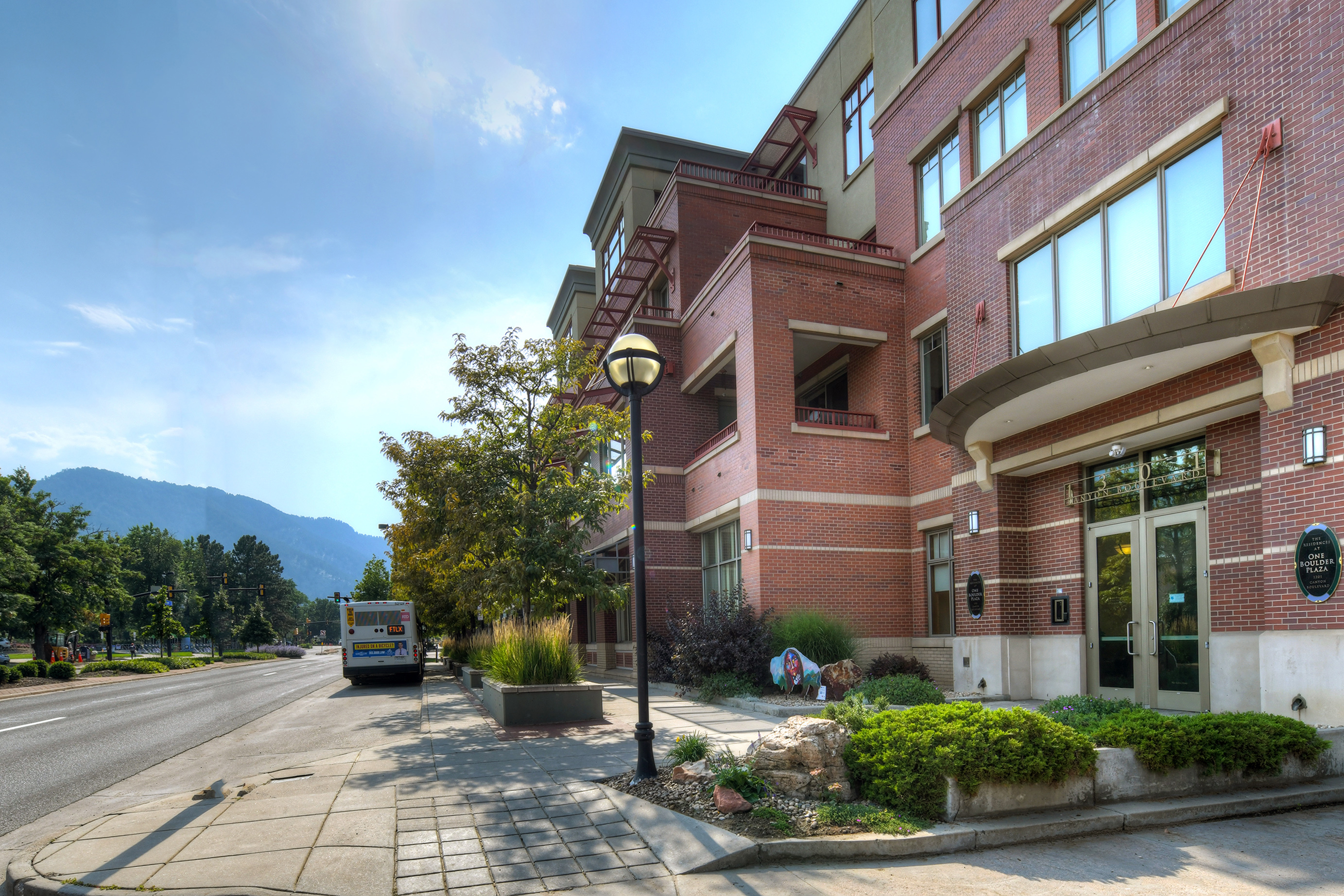 1301 Canyon Blvd Unit 205-02-Exterior entrance with mountain view