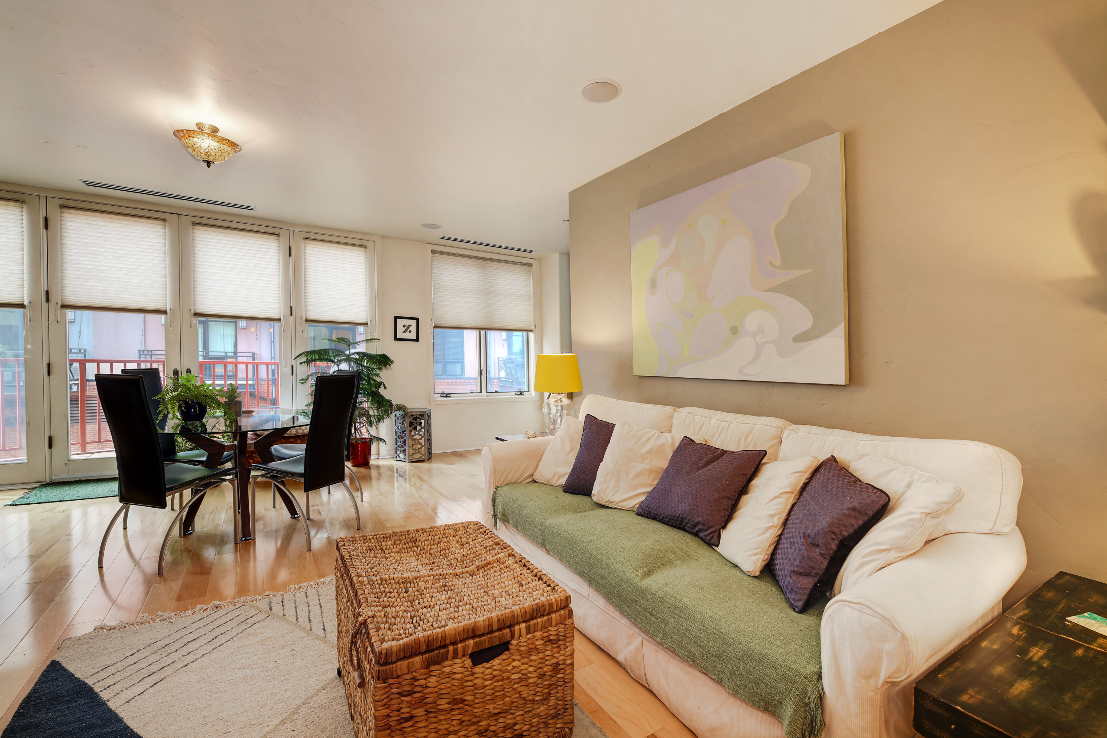 1301 Canyon Blvd Unit 205-09-living room looking onto dining