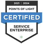 Points of Light Service Enterprise Certification Seal