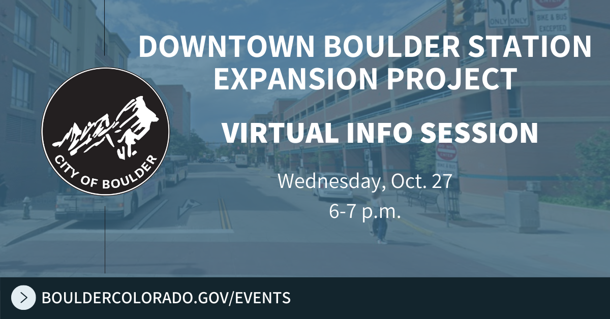 Downtown Boulder Station Event Graphic