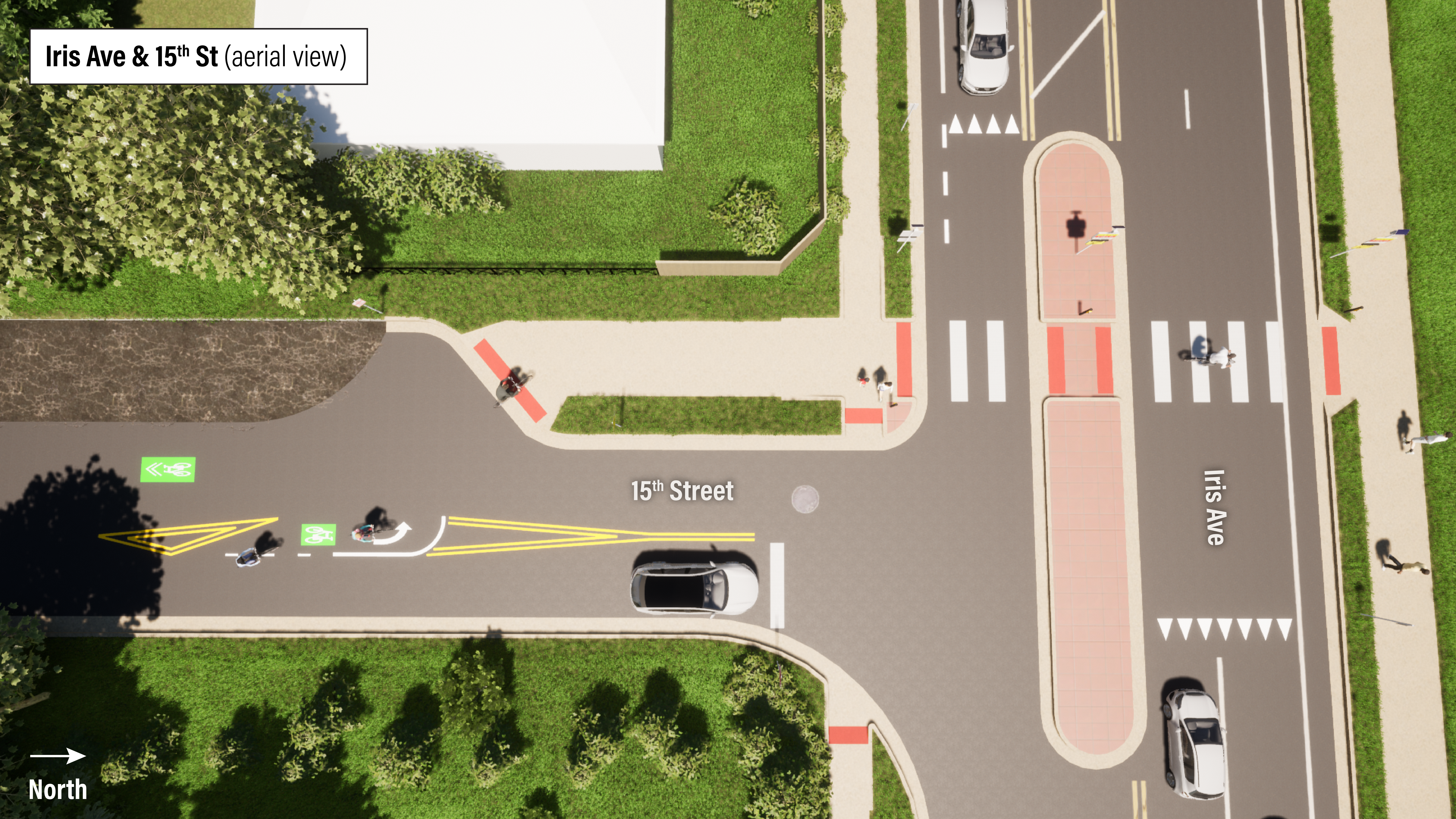 Iris + 15th CMPI Rendering (aerial view)