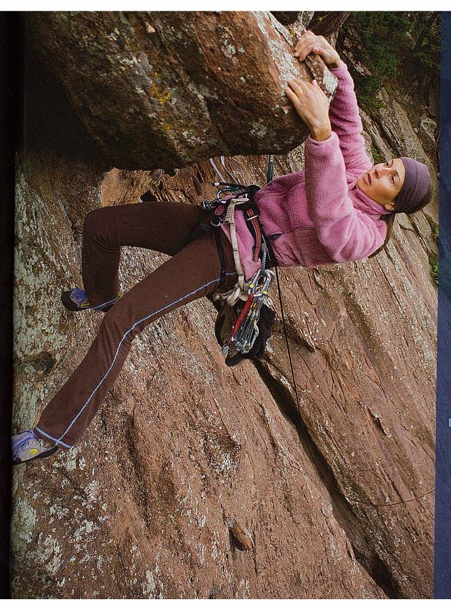 Joseffa Meir climbing on Ridge 2