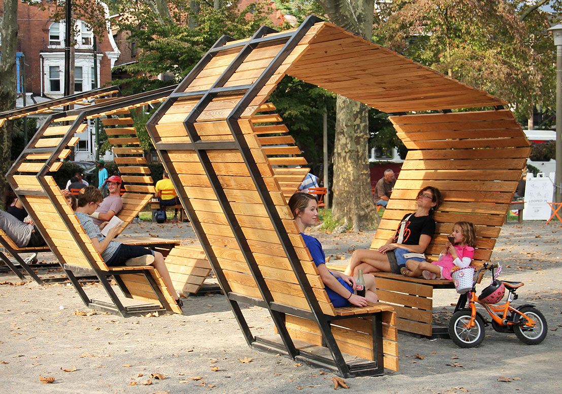 Scott Carpenter park playground - potential teen space benches