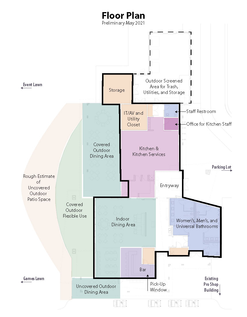 Flatirons Golf Course Design Floor Plan Draft