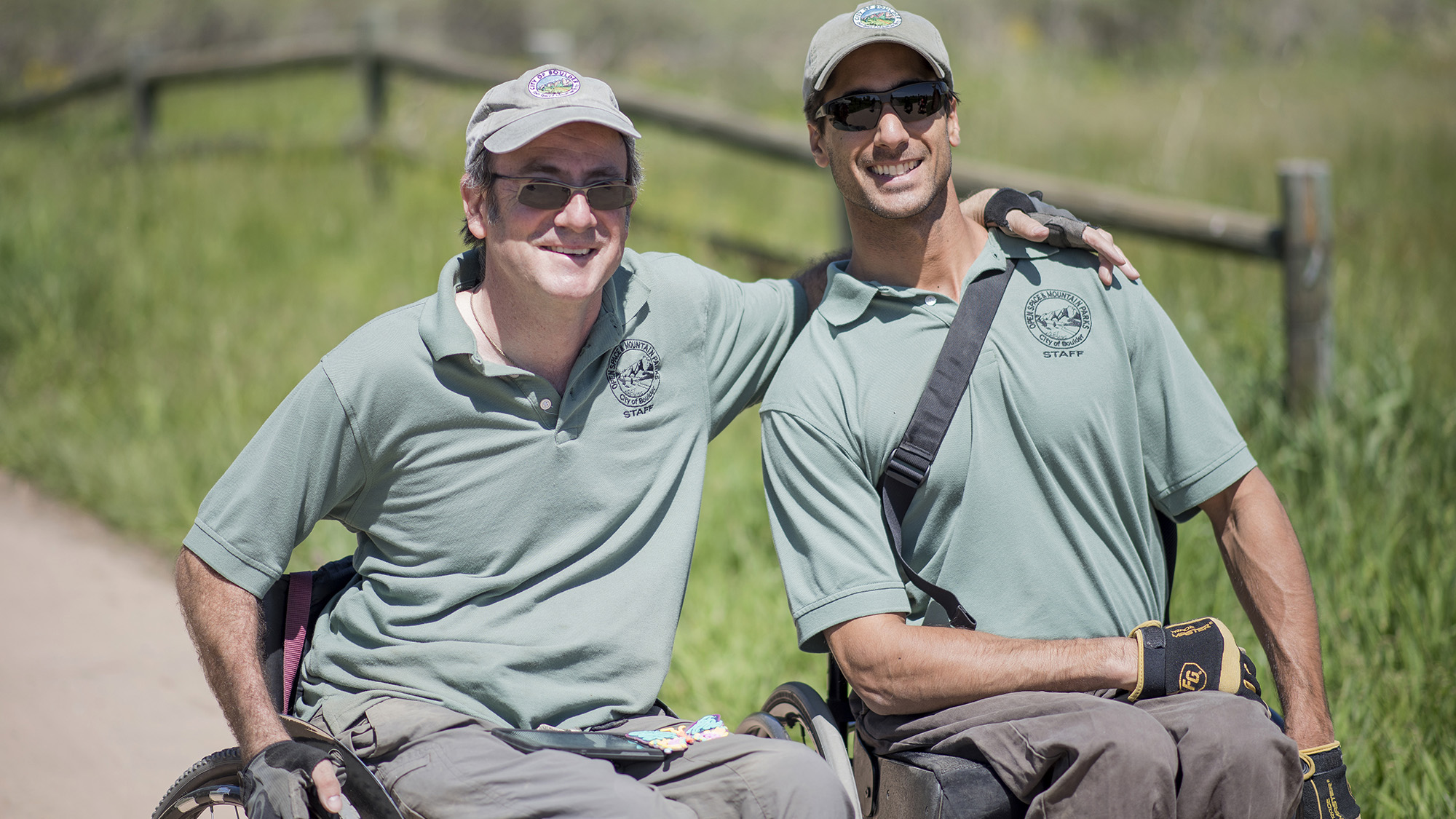 Boulder OSMP outreach staff pose for a picture