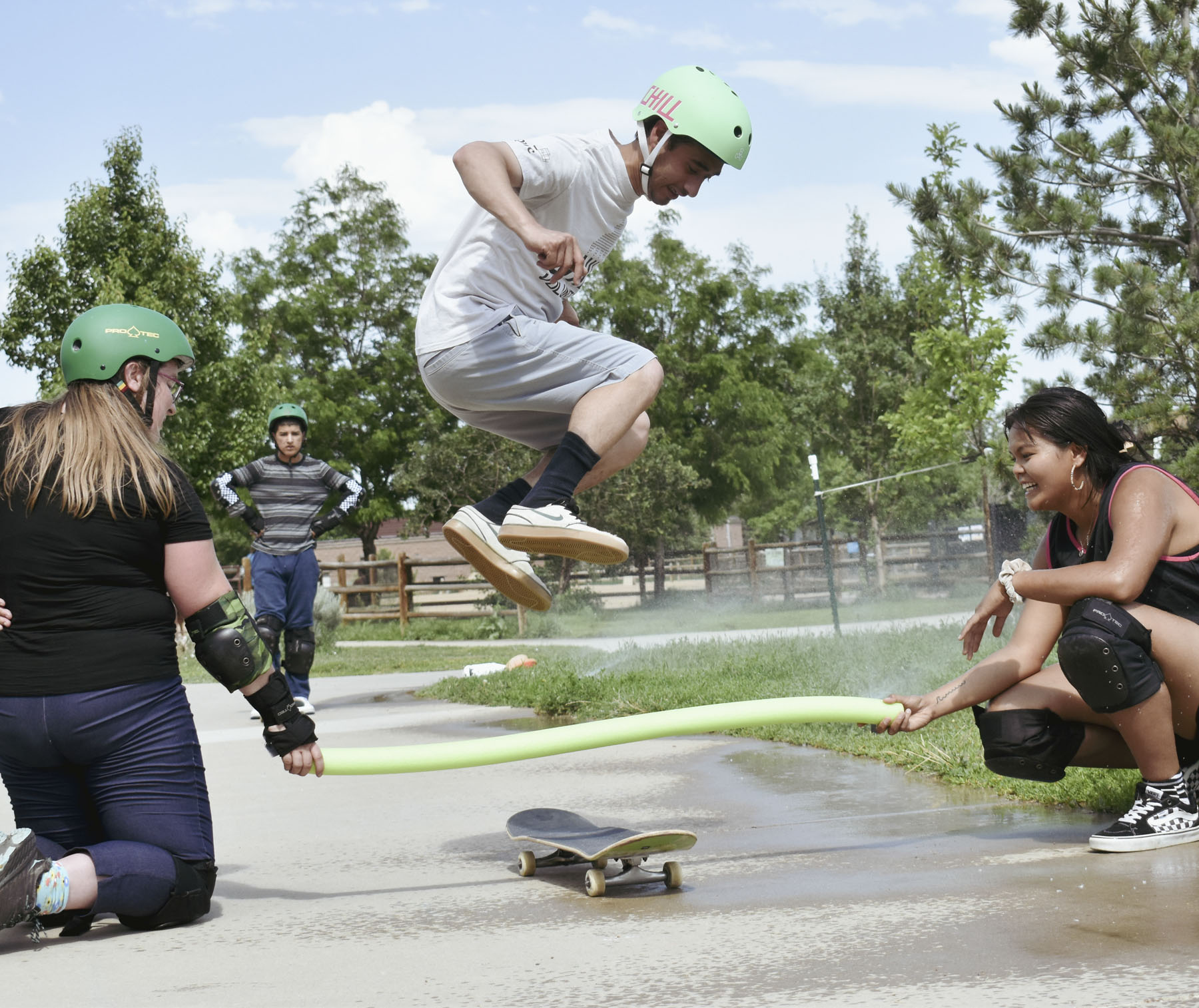 I Have A Dream Foundation kids skate at Valmont Park