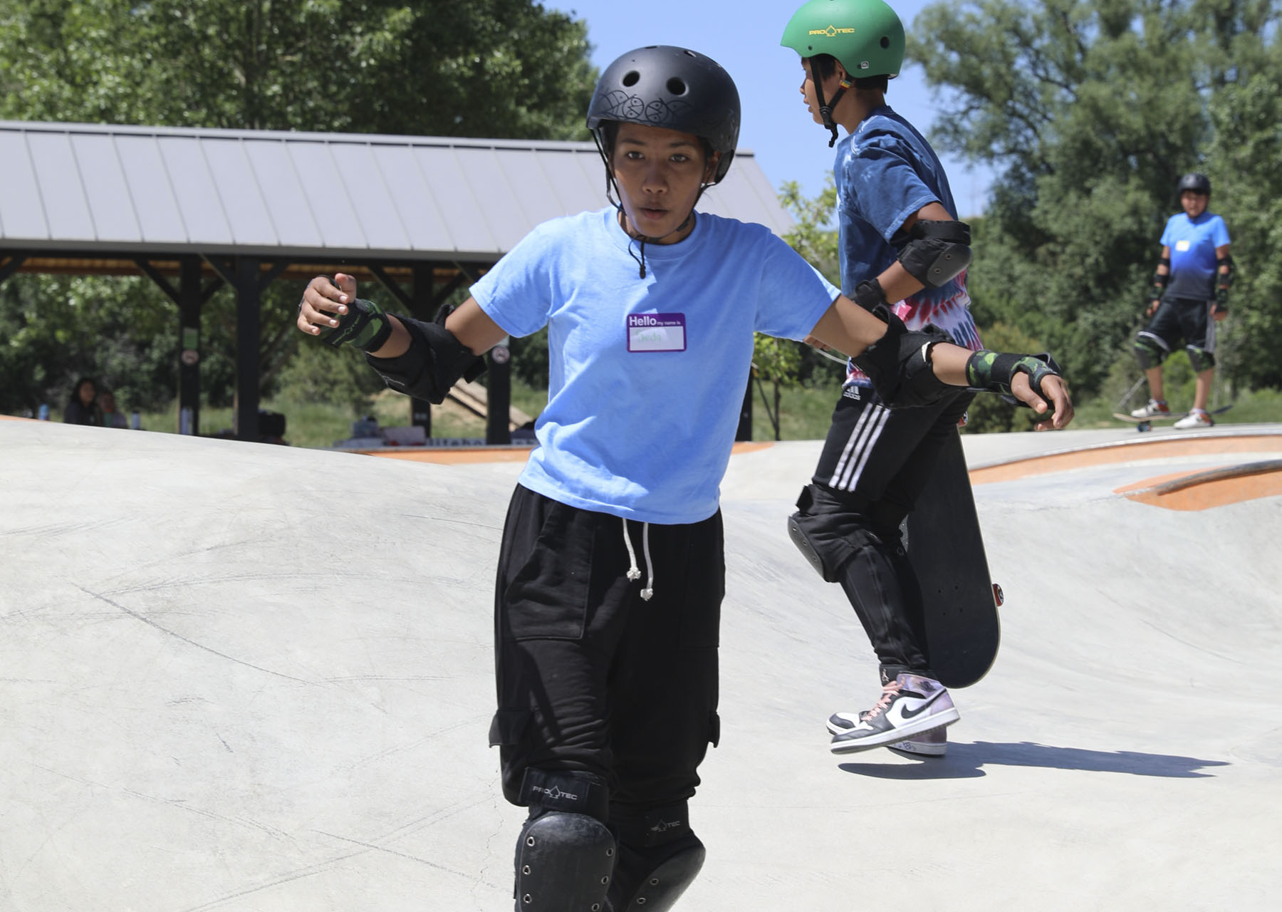 I Have A Dream Foundation kids skate at Valmont Park