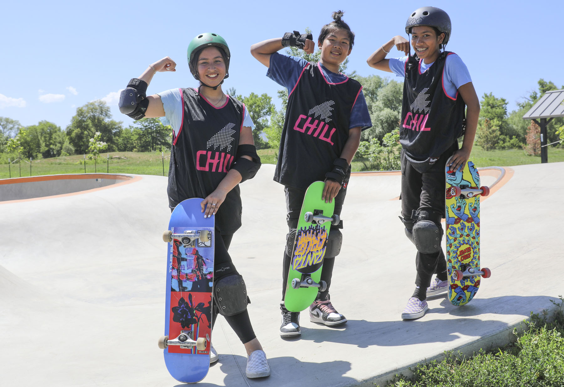 I Have A Dream Foundation kids skate at Valmont Park