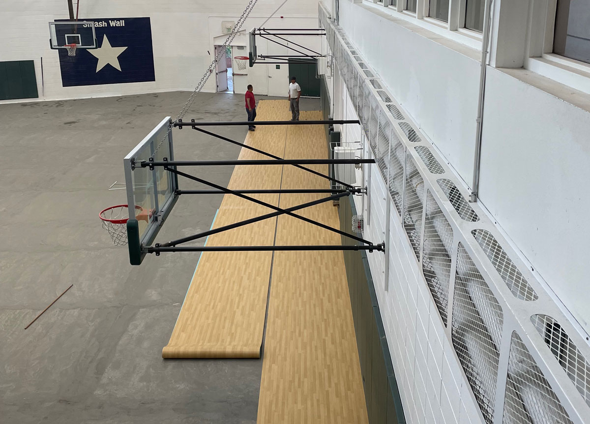 South Boulder Rec Center floor installation