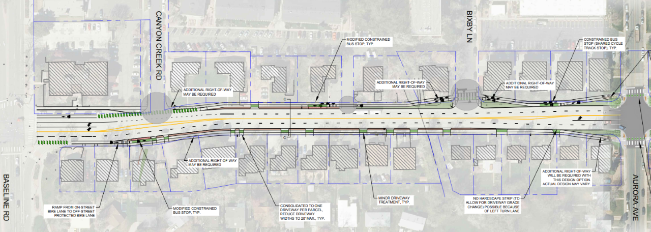 A graphic of 30th Street Multimodal Improvements