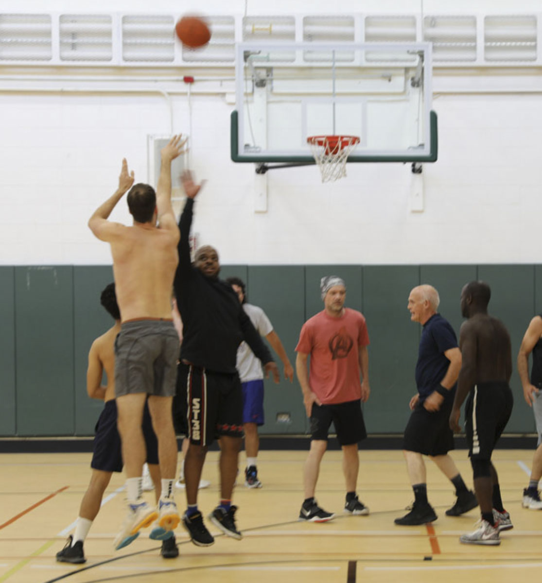 Drop-in basketball at SBRC