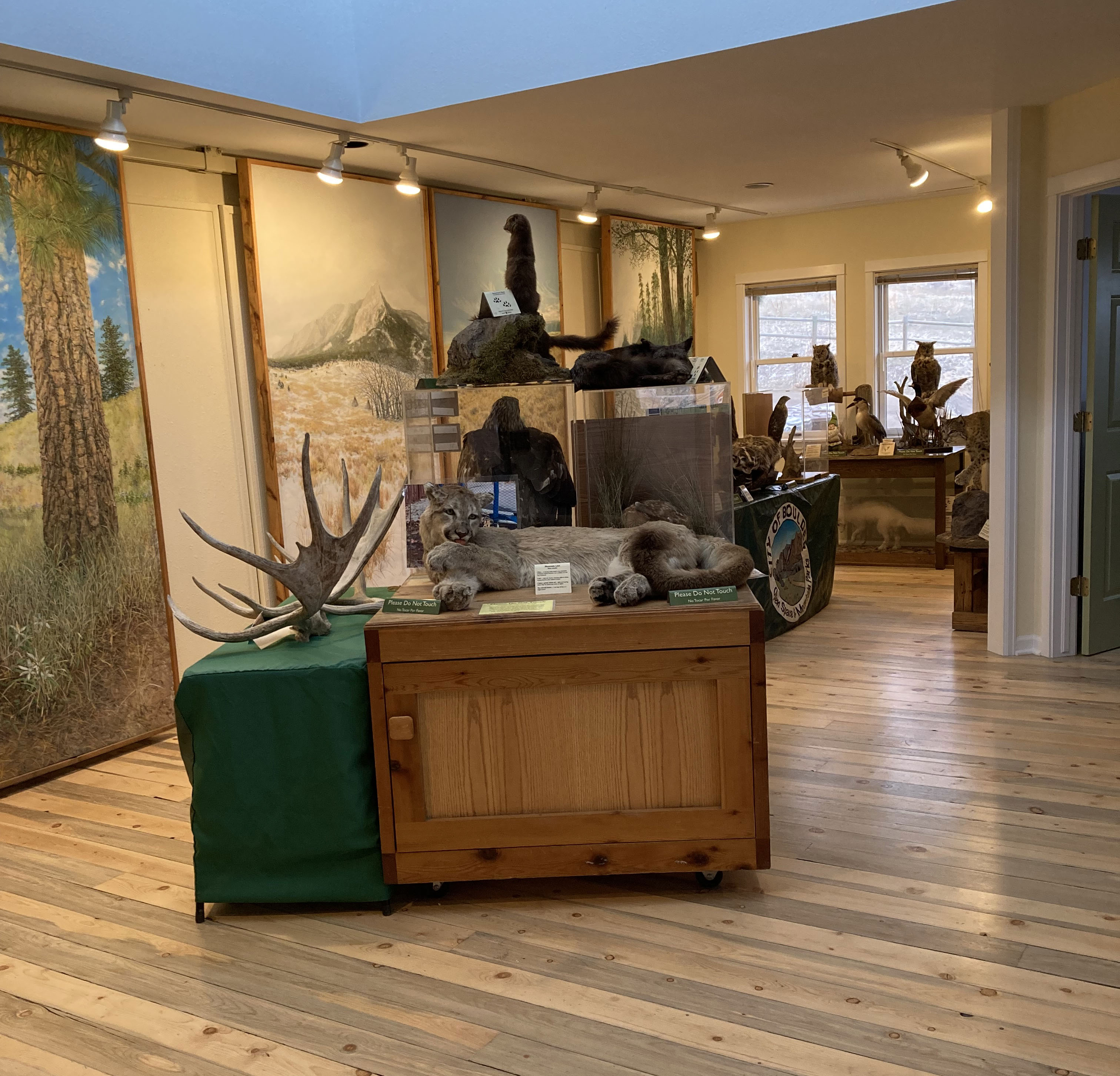 Displays Inside the Chautauqua Ranger Cottage