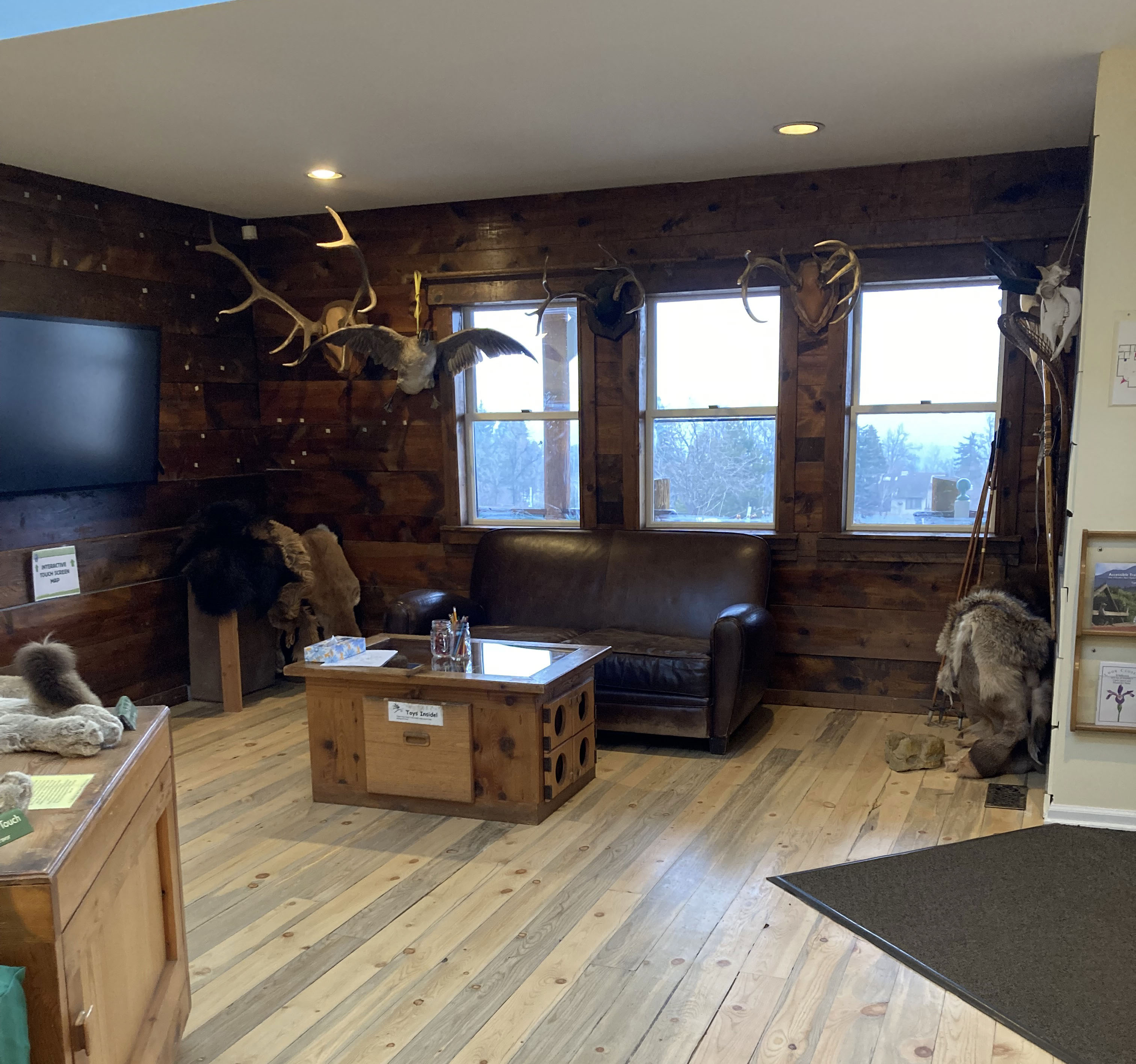 Displays Inside the Chautauqua Ranger Cottage