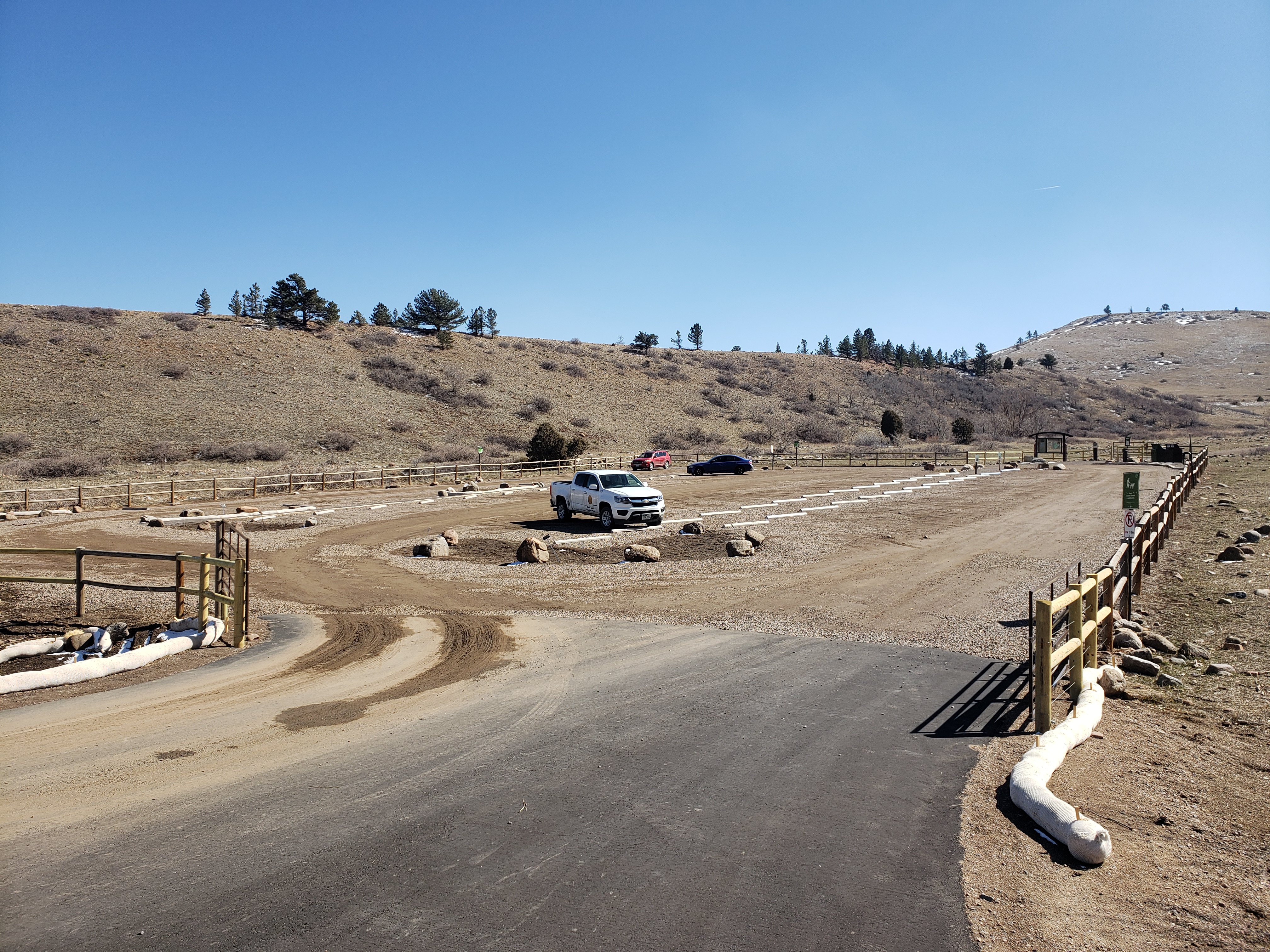 Completed work at Doudy Draw Trailhead