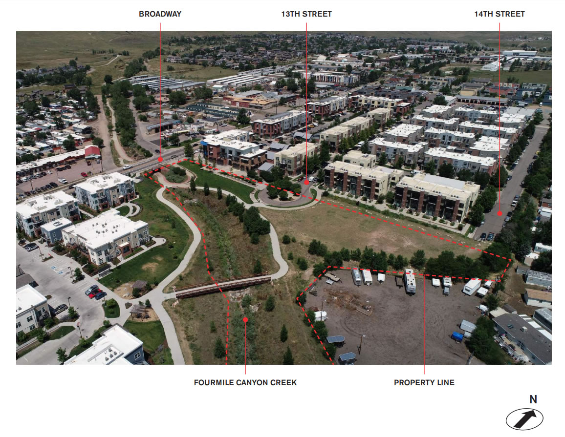 Rendering of the North Boulder Library Branch