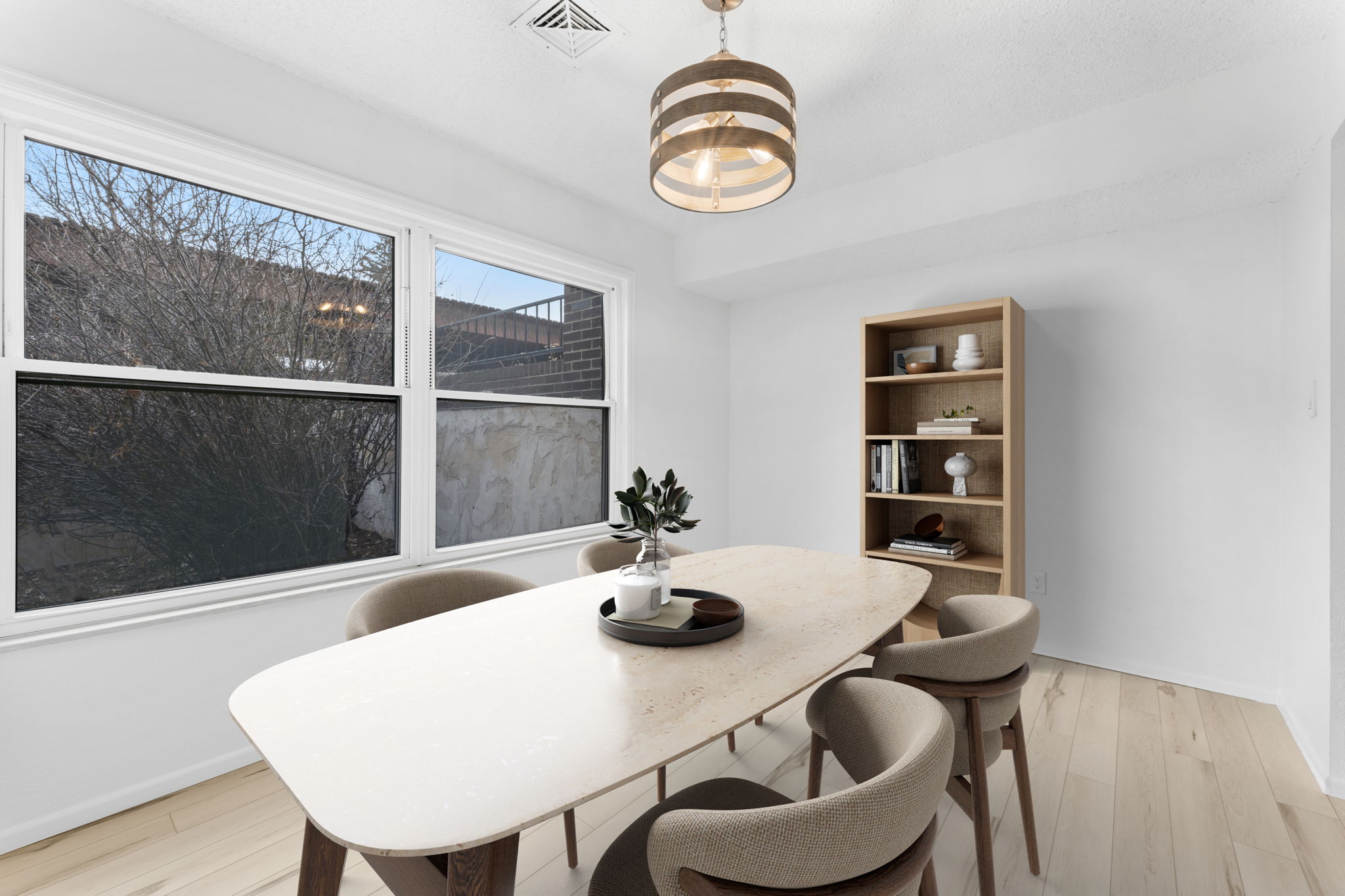 dining room view 1 with virtual staging
