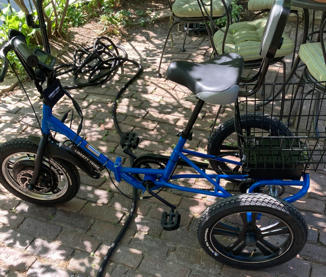 Picture of motorized tricycle