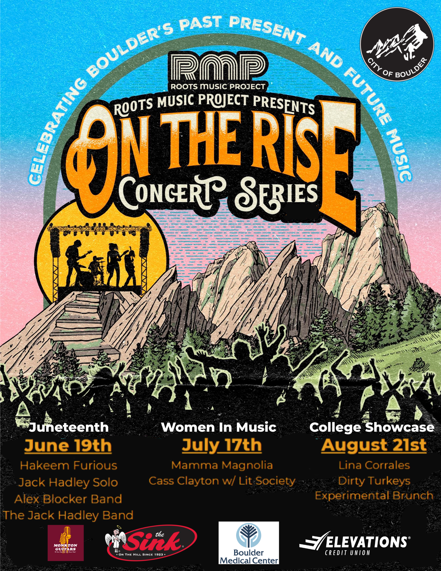 On the Rise Concert Series poster