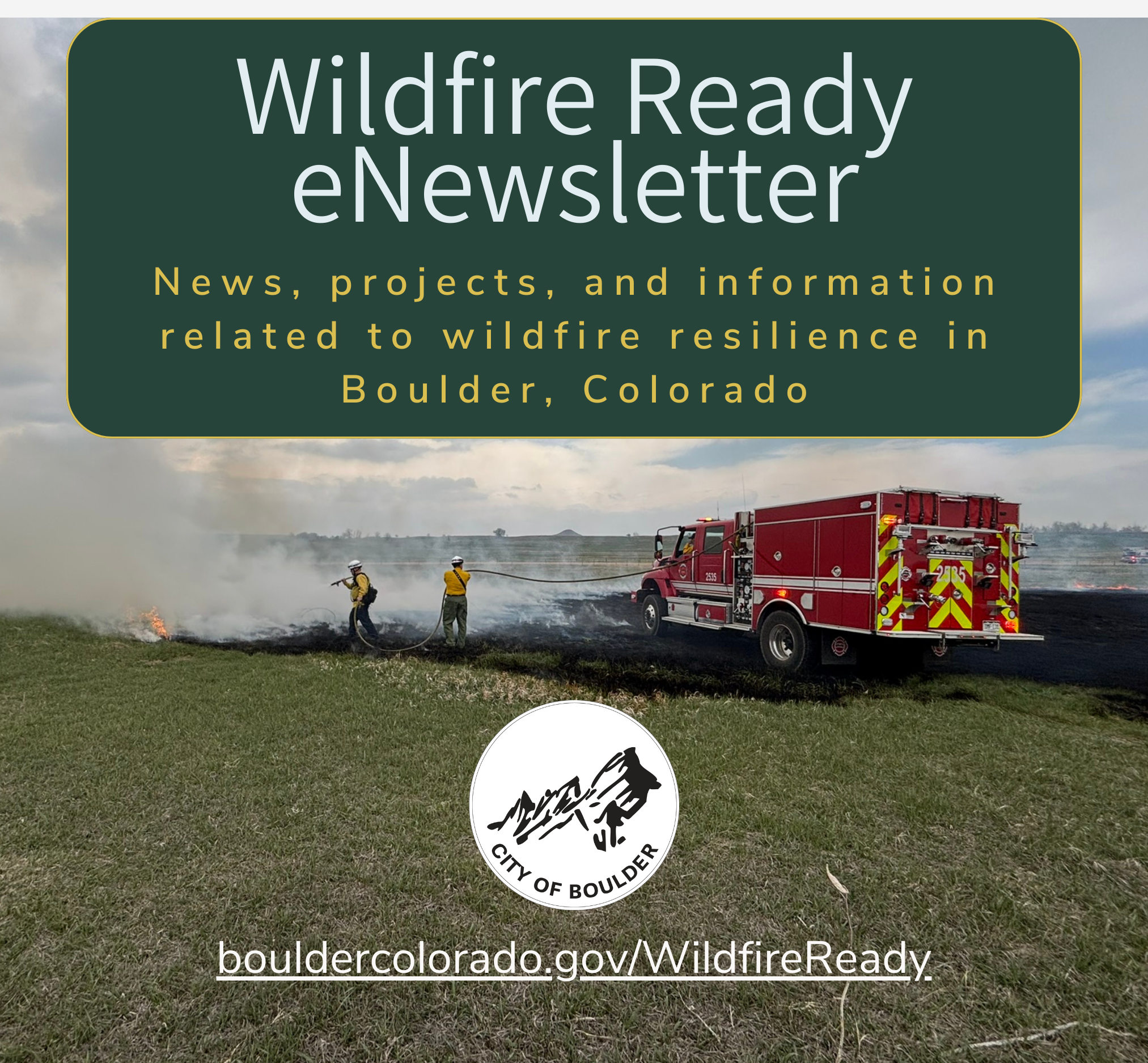 wildfire ready sign up for newsletter graphic