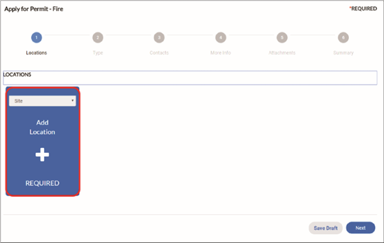 Click Add Location