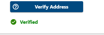 Click the Verify Address button to verify the address