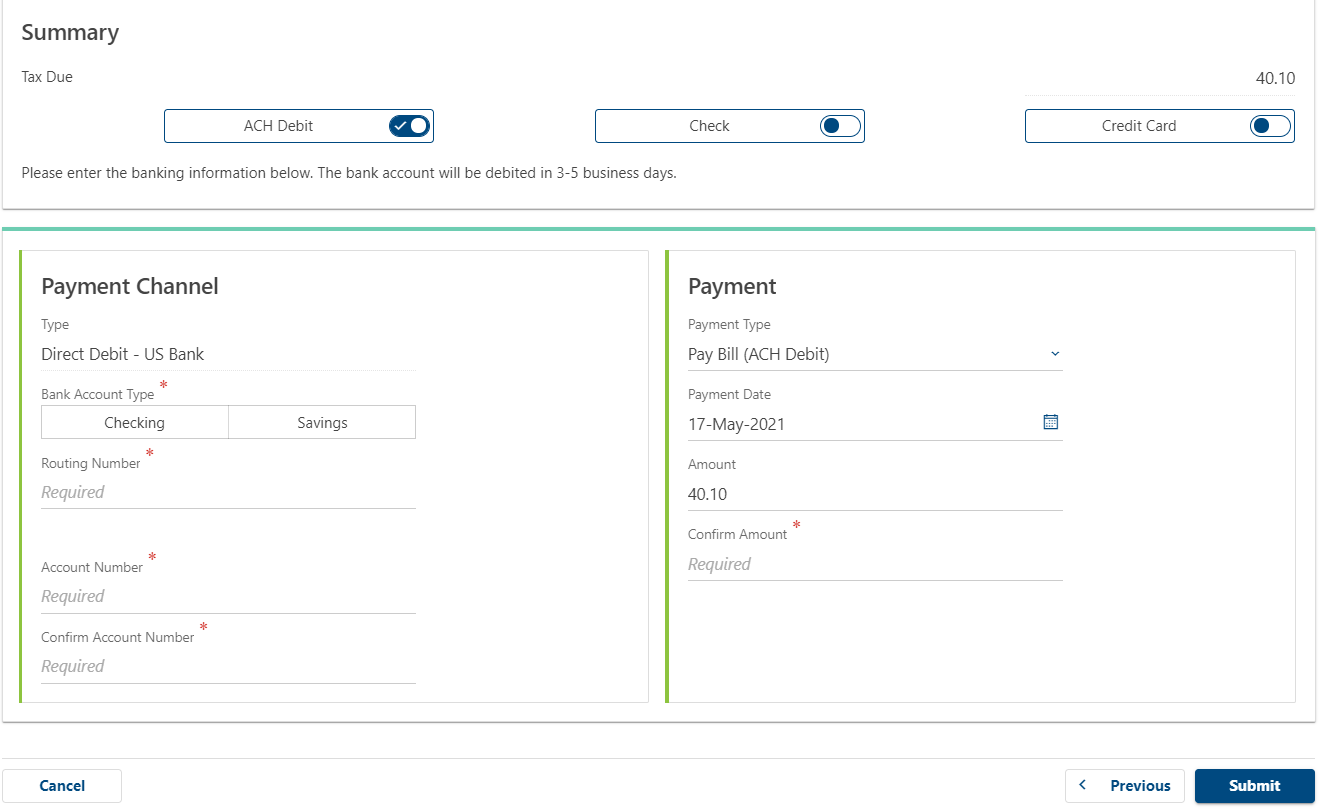 For check payment you will need to print the voucher in step 9 to mail in with the check.