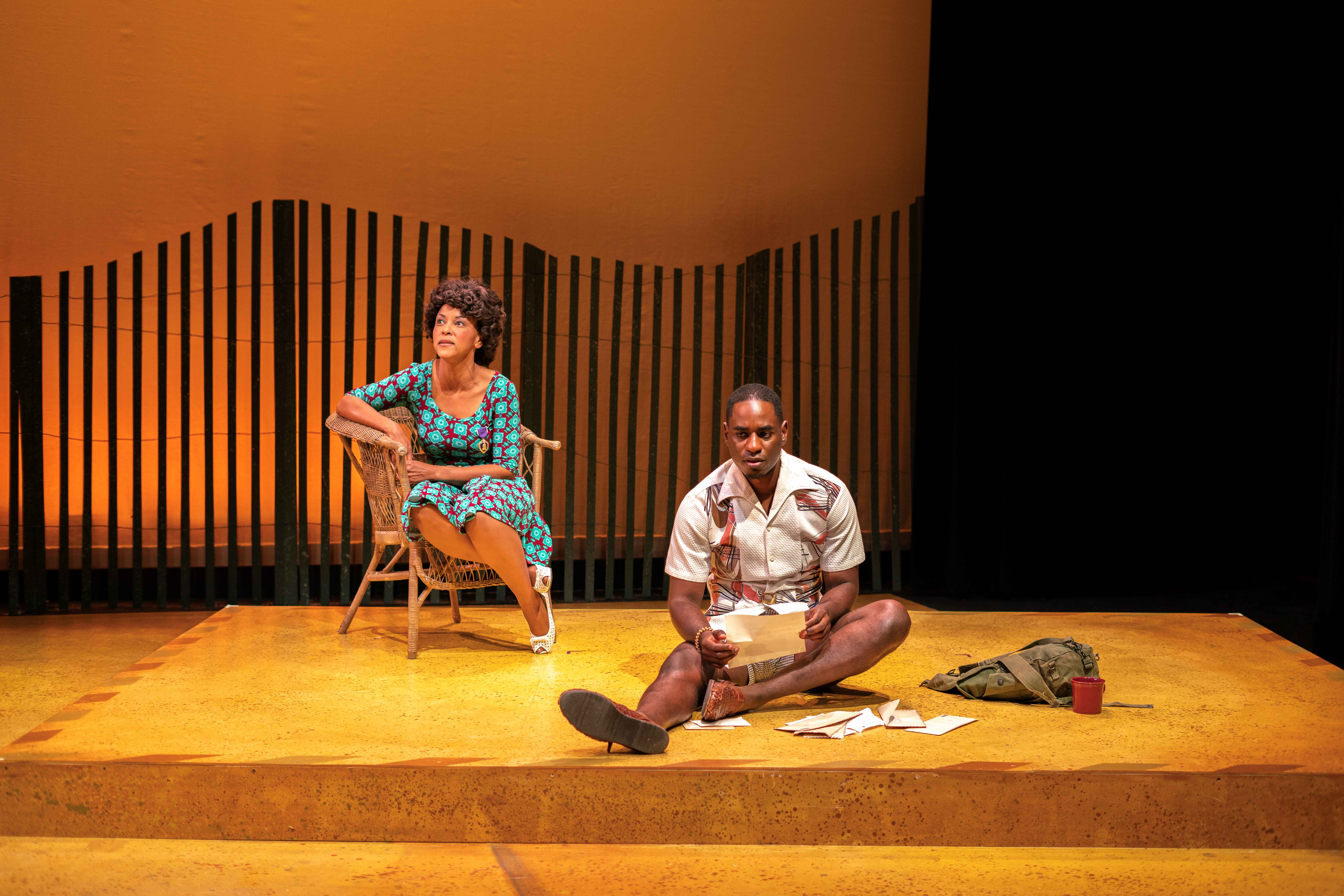 People acting on a stage. 