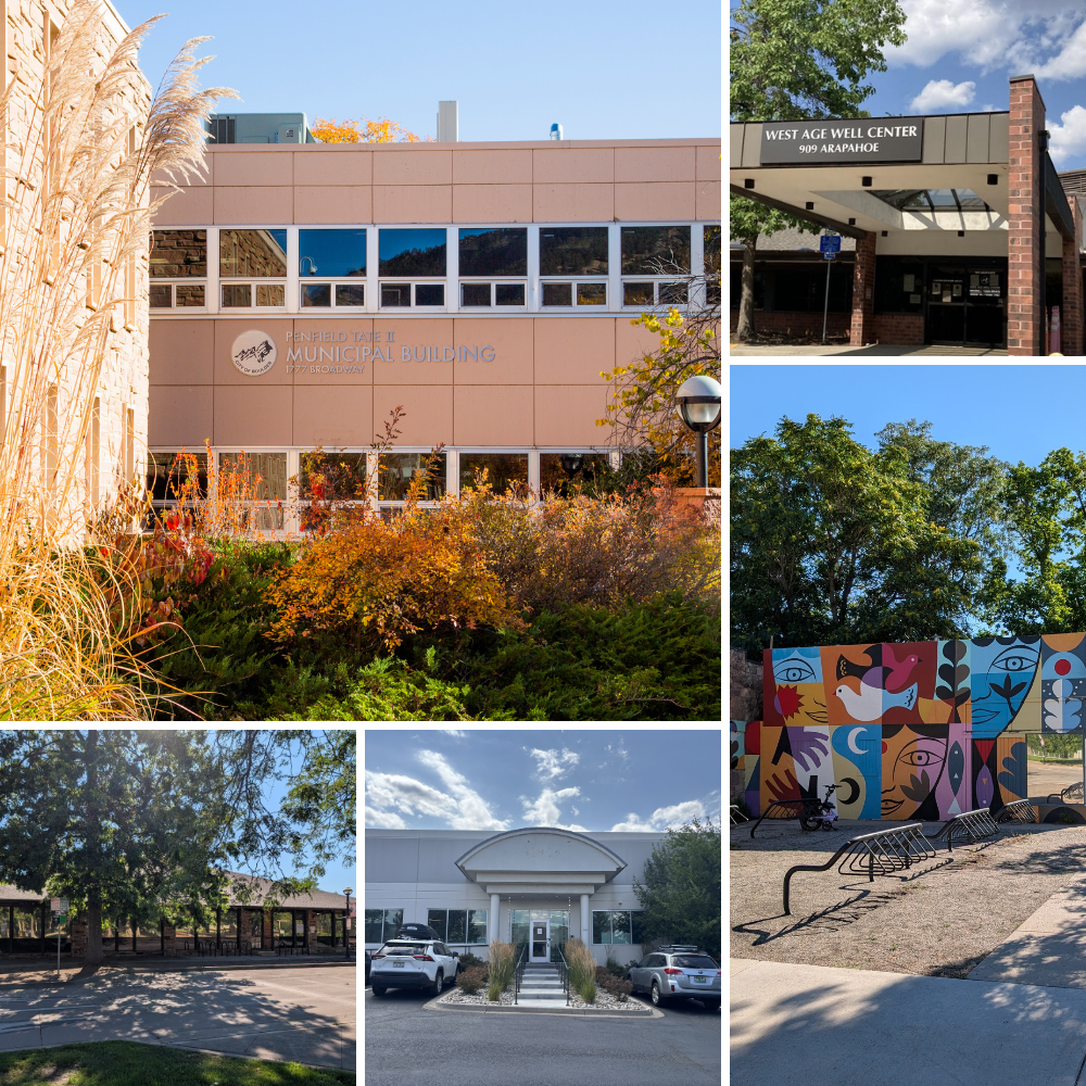 collage of city facilities 