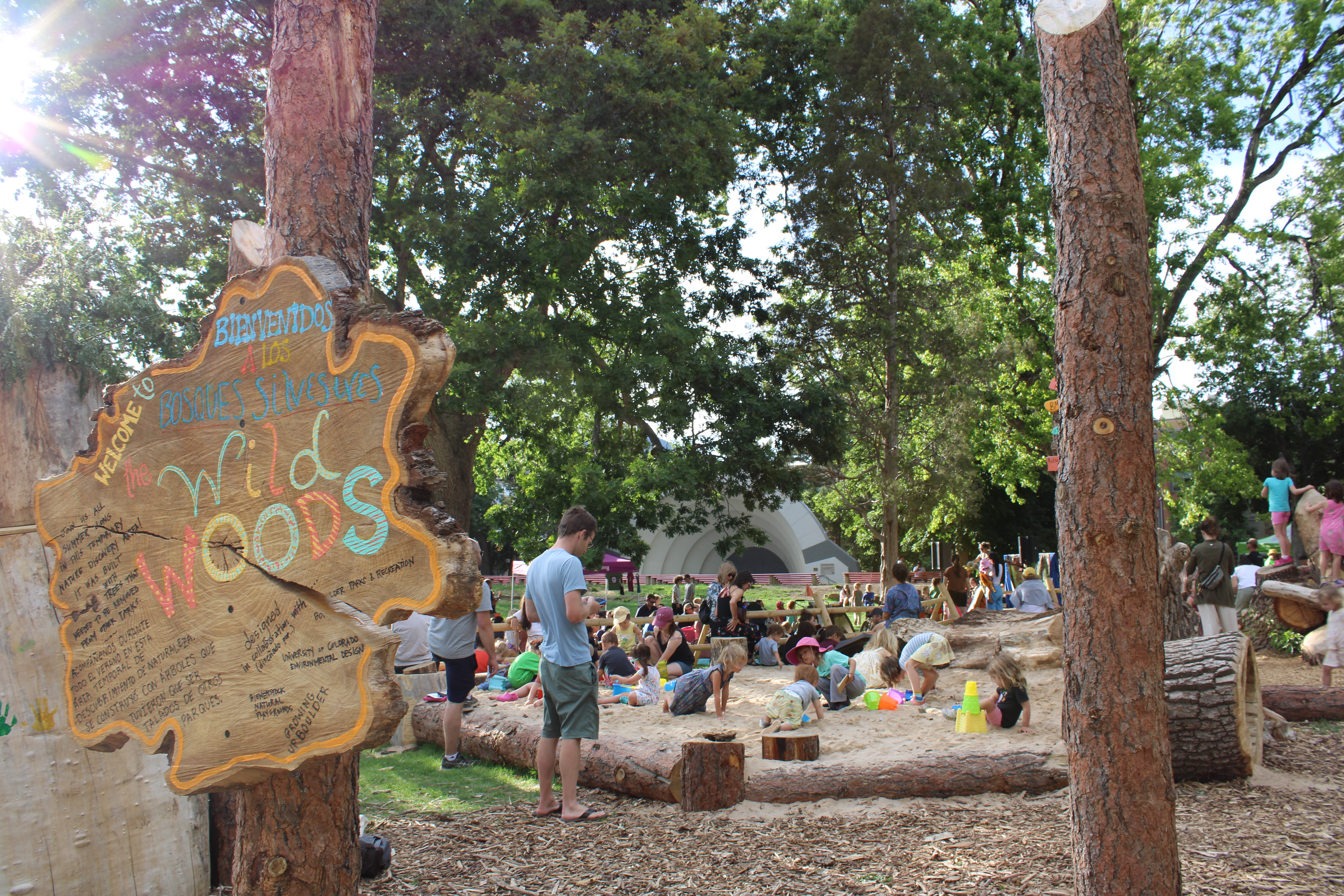 Wild Woods Discovery Area Nature Pop-Up at Boulder Creek Park (formerly known as Civic Area)