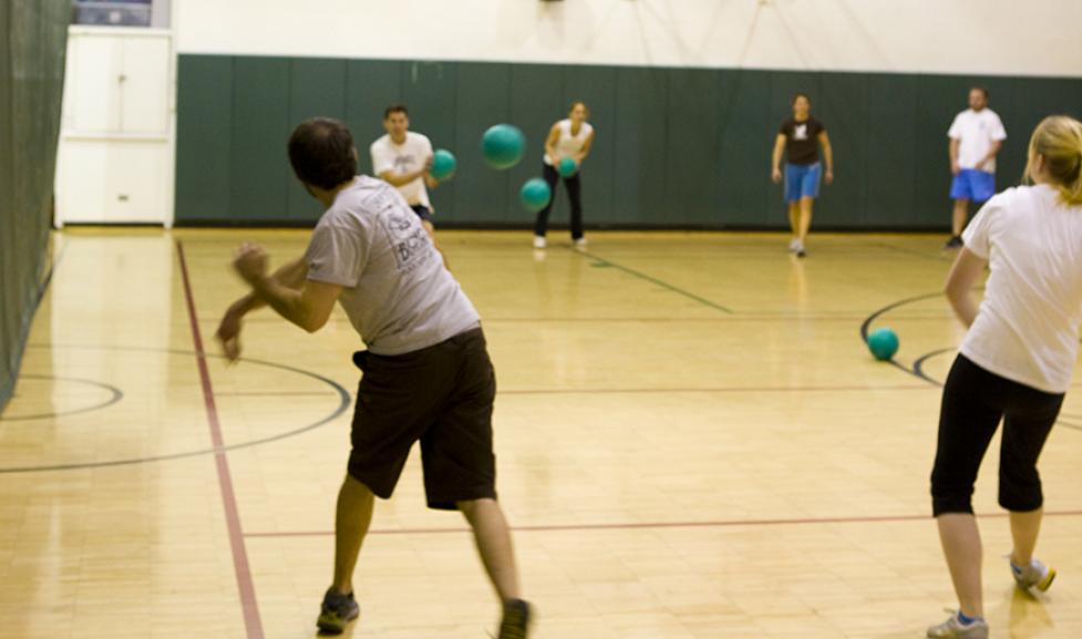 Dodgeball at the recreation centers