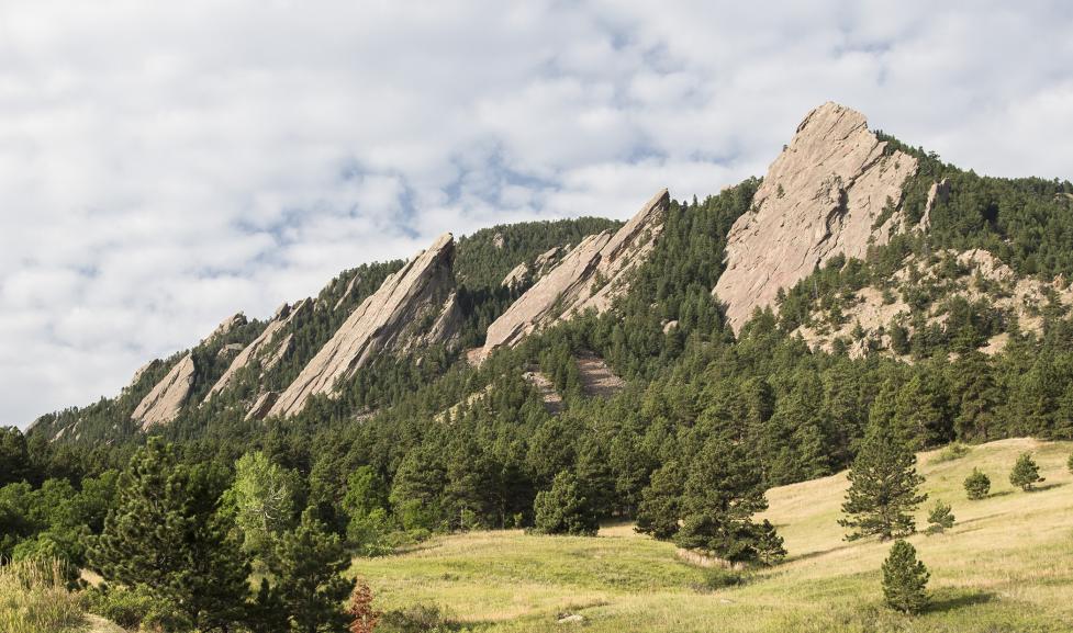 Picture of the Boulder Flatirons