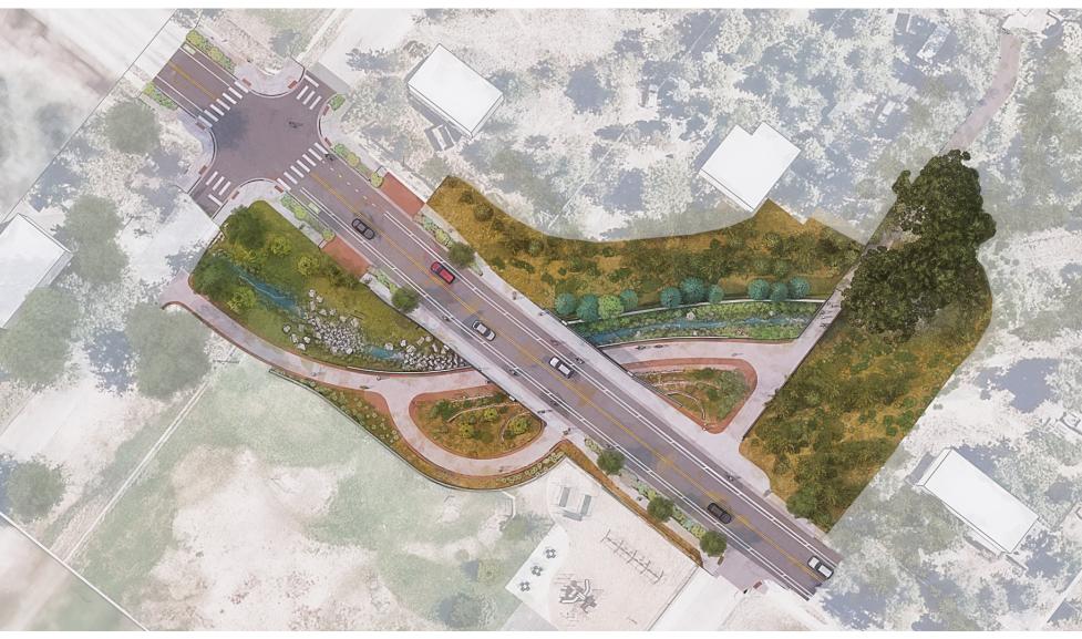 19th St. Fourmile Canyon Creek Underpass Rendering