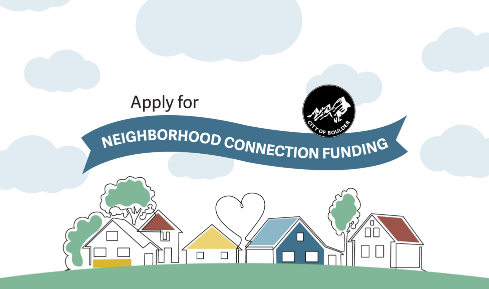 Banner that says, "Apply for Neighborhood Connection Funding".