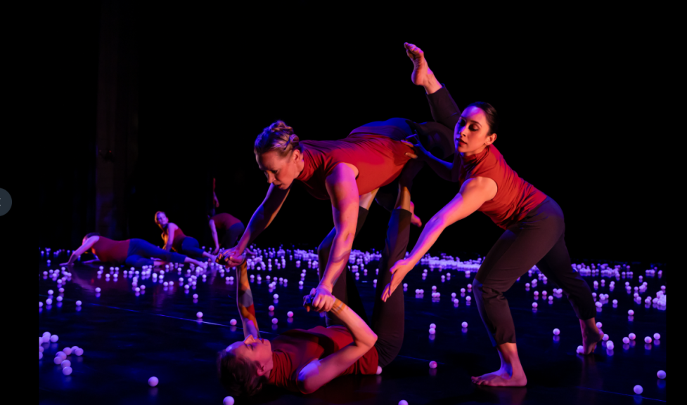 Dancers performing on stage