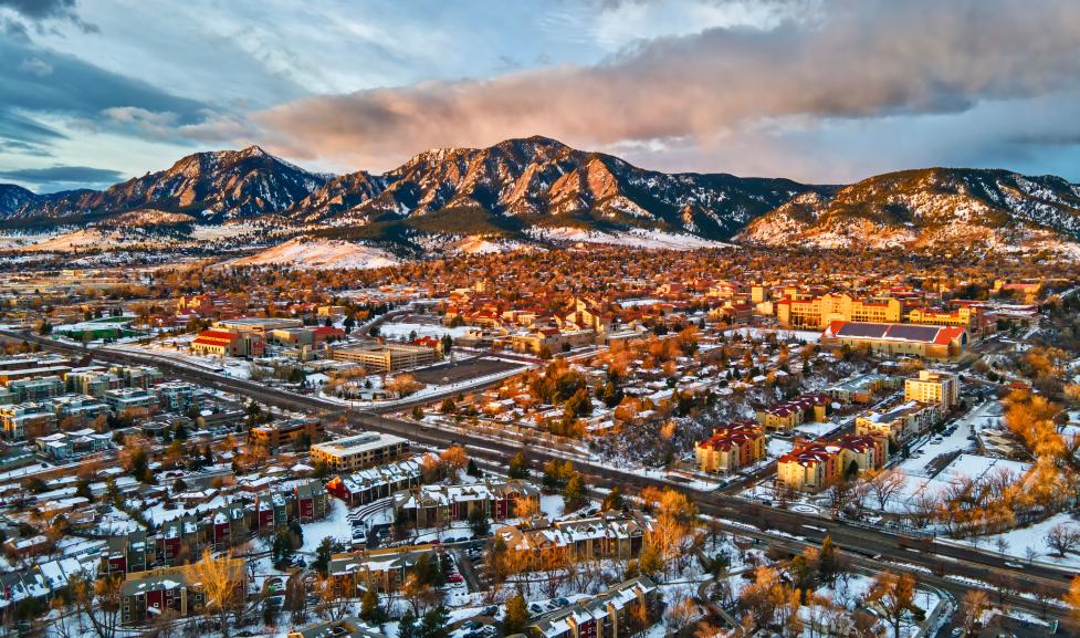 Boulder Aerial picture