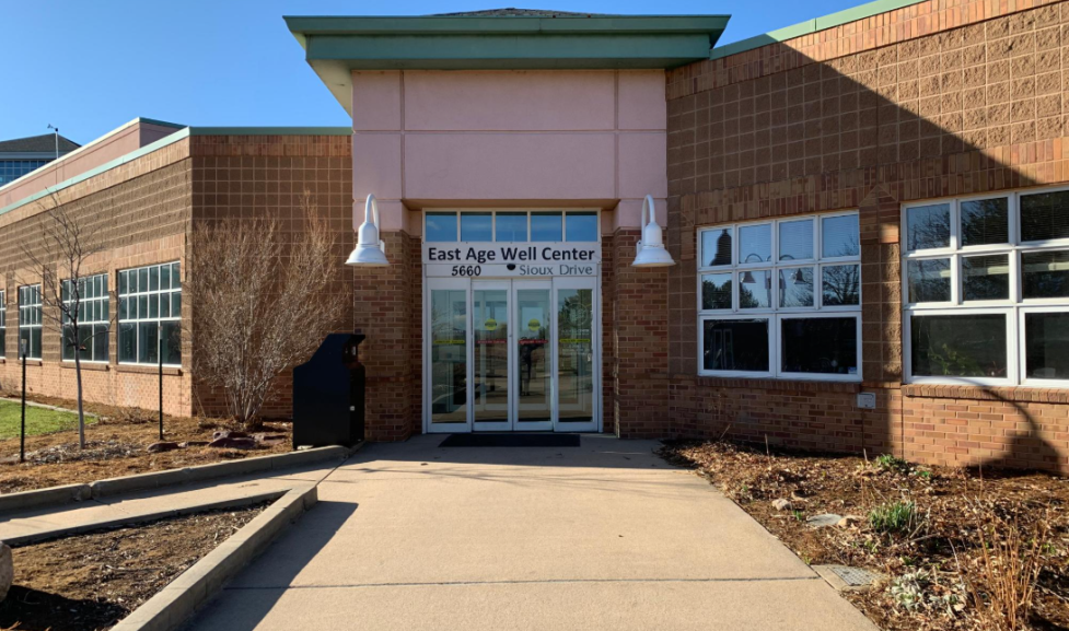 Front entrance of the East Age Well Center