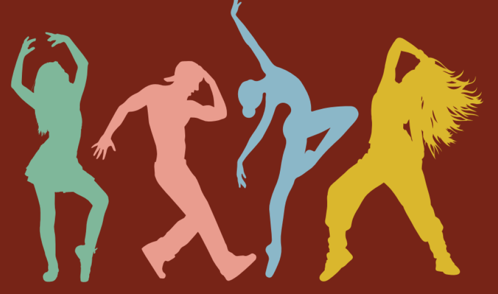 dance class silhouettes