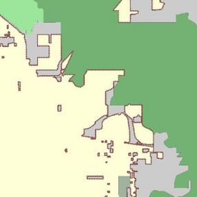 Tan and Green Map