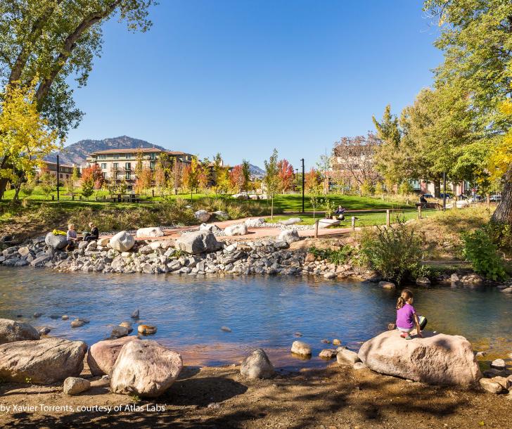 Boulder's Civic Park in the fall