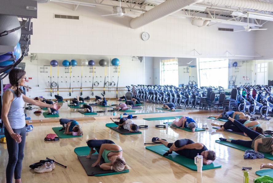 Fitness class at the East Boulder Community Center