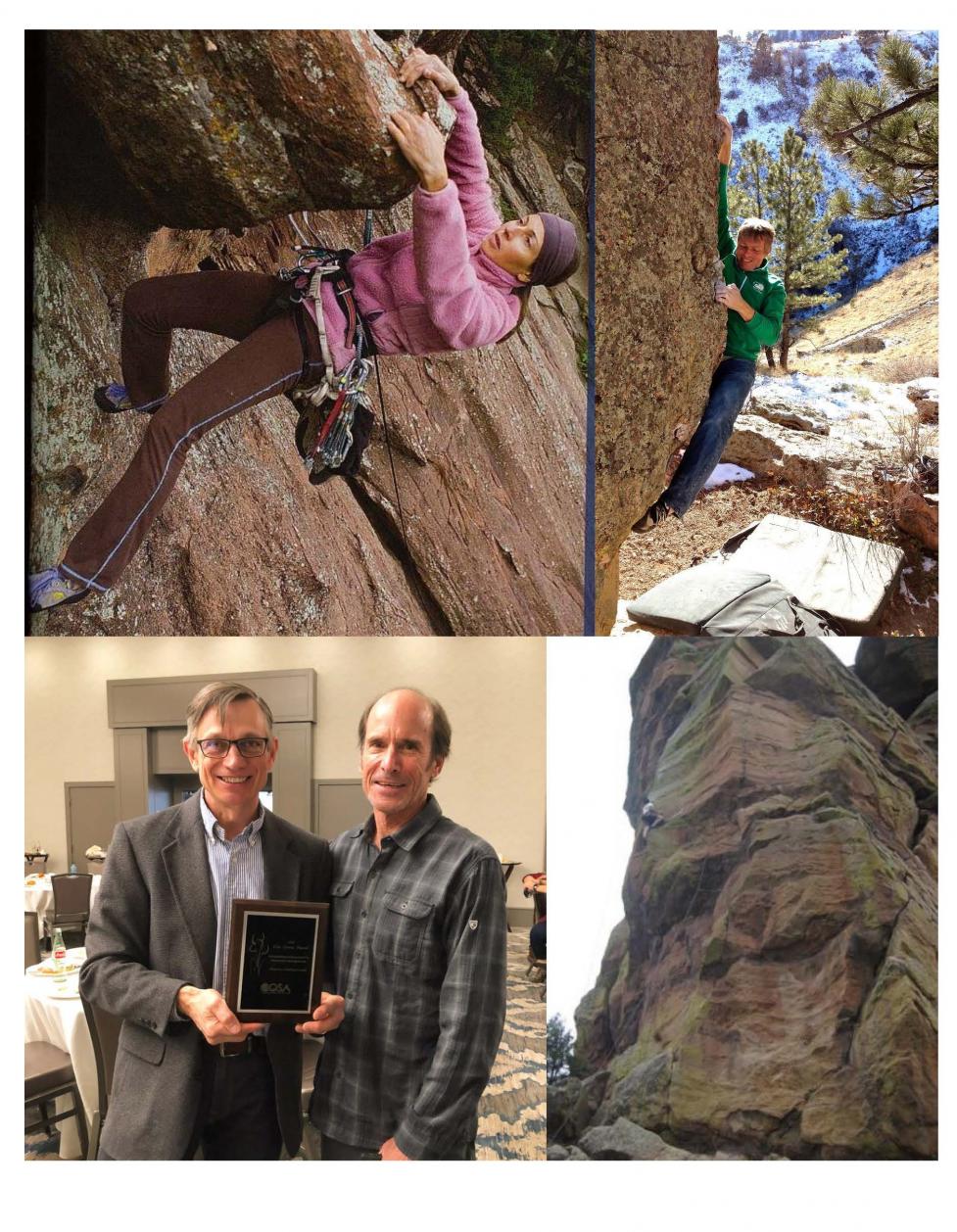 Flatirons Climbing Council photo collage
