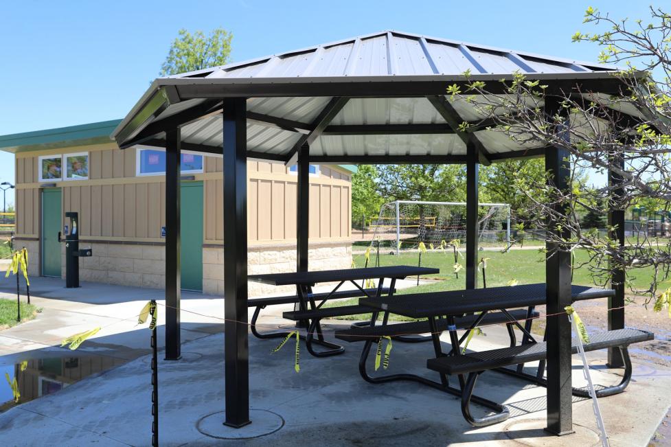 East Boulder Community Park shade shelter
