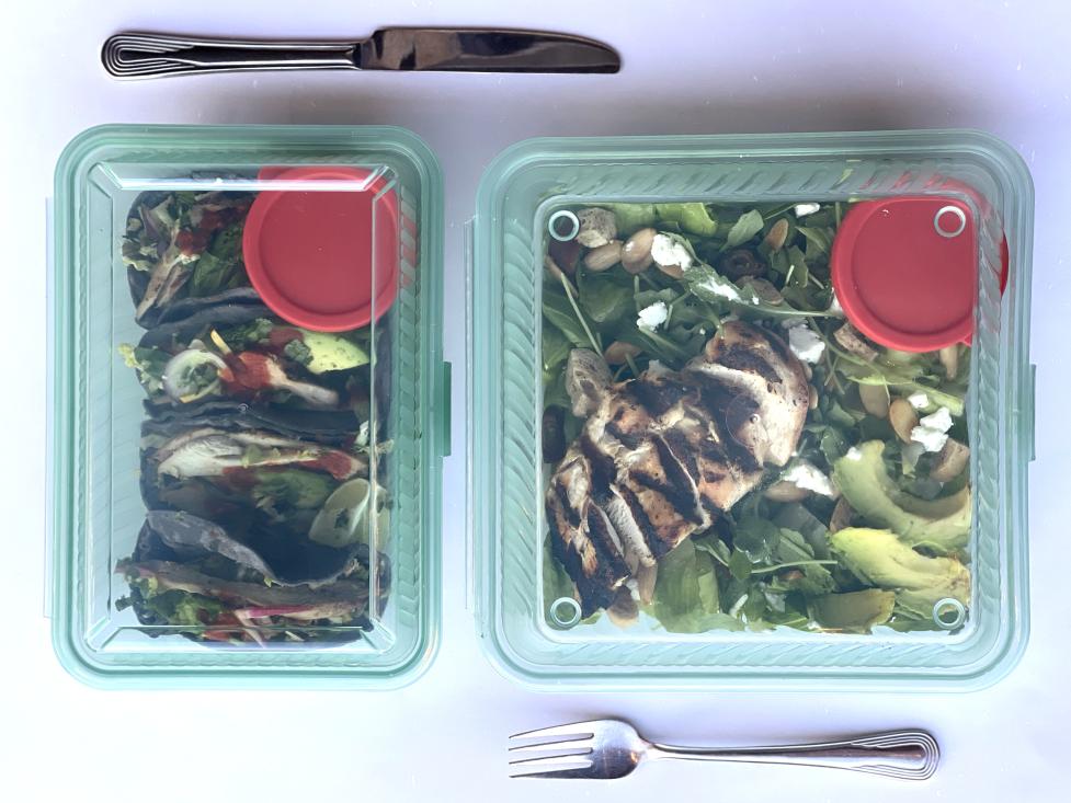 Takeout in two Repeater reusable containers