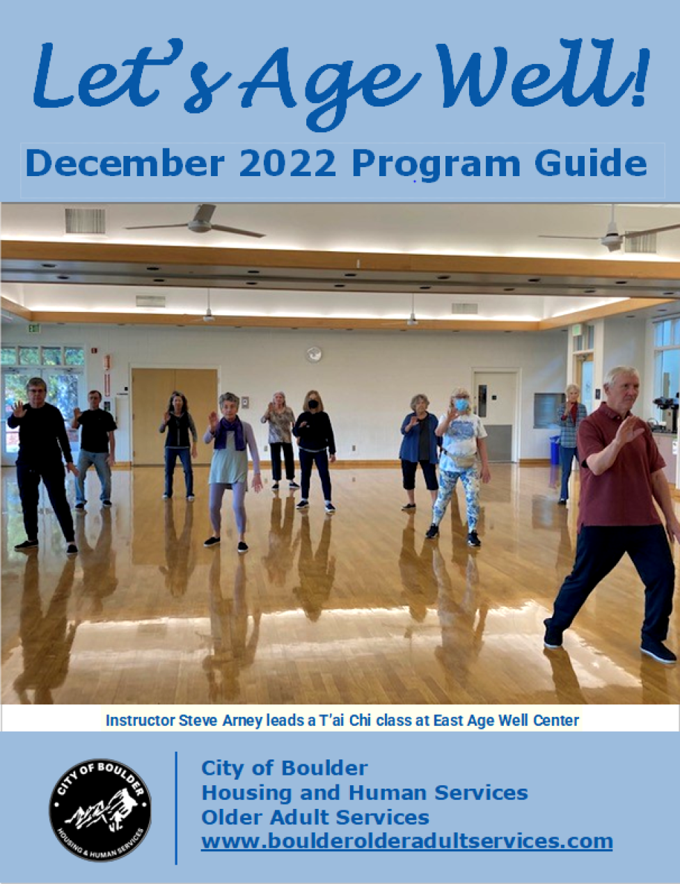 Lets Age Well Program Guide cover image